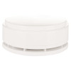 c tec hush activ grade c domestic alarm system white circular sounder device viewed from side