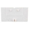 kac manual call point flexible resettable element showing the back view with mounting features and attachment points