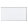 a back view of the replacement glass for a manual call point