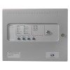 Front view of the kentec sigma cpr 2 zone repeater panel showing control buttons and indicator lights