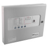 kentec sigma cpr 4 zone repeater panel shown from an angled view with buttons and status indicators visible