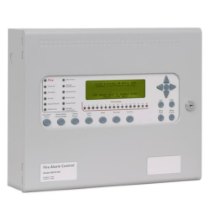 Kentec syncro as addressable single loop panel shown from an angled view with display screen and control buttons visible