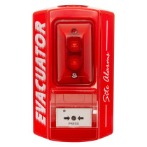 FMC Evacuator Sitemaster Call Point Site Alarm Front