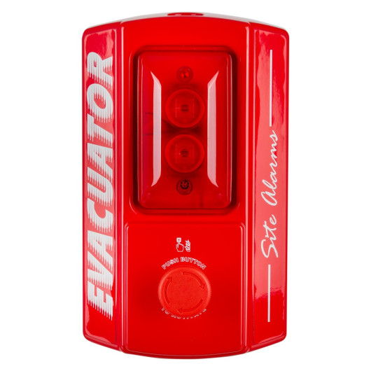 FMC Evacuator Sitemaster Push Button Site Alarm Front