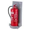 fmc modular fire extinguisher stand grey shown angled with red water mist extinguisher placed inside
