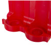 Red base of the fmc modular fire extinguisher stand red double showing two circular holders