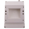 Back close up of the evacuator synergy plus wireless site alarm base station showing its casing and keyhole spaces