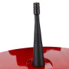 Closeup aerial of the black antenna on the evacuator synergy plus wireless call point site alarm in red casing