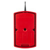 Back view of the evacuator synergy plus wireless call point site alarm first aid showing the red casing and antenna