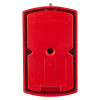 Back view of the evacuator synergy plus wireless site alarm gsm gateway showing the plain red rear casing