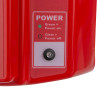Closeup of the power indicator on an evacuator synergy plus wireless site alarm GSM gateway showing green for power on and clear for power off