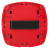 Back view of the evacuator synergy+ wireless site alarm automatic heat detector showing red casing and mounting points