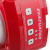 Close-up of buttons on the evacuator synergy+ wireless site alarm automatic heat detector in red casing
