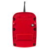 Red Fmcsynptg Evacuator Synergy Tough Guard Back with antenna and button on white background
