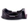 Side angled view of universal double firepoint showing its rounded and raised edges with a textured surface