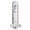 x-alert fire extinguisher bracket with theft alarm and lights