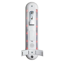 x-alert fire extinguisher bracket with theft alarm and lights