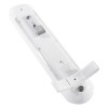 x alert fire extinguisher theft alarm wall bracket white shown at an angled view on a white background