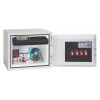 phoenix titan 1281 fingerprint lock with door open showing items inside including keys and personal belongings
