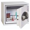 phoenix titan 1281 fingerprint lock showing a door opening with contents visible inside the secure box