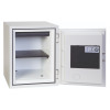 phoenix titan 1283 fingerprint lock with the door open showing the empty interior and shelves