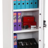 phoenix fire ranger 1511 s1 electronic lock showing door opening with contents inside the cabinet visible