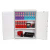 phoenix fire ranger 1512 s1 electronic lock cabinet with both doors fully open showing contents inside