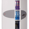 Phoenix fire ranger 1513 s1 key lock cabinet door partly open showing folders inside
