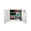 open phoenix fire commander pro 1921 electronic lock with two doors showing organised files and storage compartments