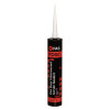 fas fire door intumescent acrylic sealant tube shown from the front with black and red label and a white nozzle