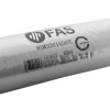 Close up of fas fire door intumescent acrylic sealant in white packaging with barcode and certification label