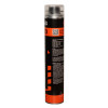 side view of fas gun grade fire door foam in a black and orange can with product text visible