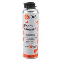 a front view of the foam gun cleaner canister