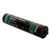 Angled view of fas white fire door silicone sealant tube 310ml with black and teal label
