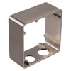 angled view of the stainless steel surface mount kit