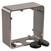a kit contents of the stainless steel surface mount kit