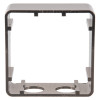 a front view of the stainless steel surface mount kit