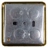 back view of the brass decorative door holder