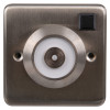 a front view of the stainless steel decorative door holder
