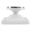 230v 200n conquest steel flush mounted door retainer showing a white wall bracket with a metal top