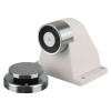 Image showing the contents of the Gf3840501 24V 500N High Force Floor Mounted Door Retainer including two metallic components