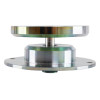 Single marine ip65 magnet made of shiny metal shown against a white background