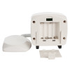 Back view of the geofire agrippa acoustic digital pillow showing battery compartment and cover removed