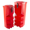 glboxpd9 gloria extinguisher vehicle box in red shown from an angled view with two units visible