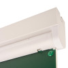 Top view of a hispec 3w emergency sign light self test showing the edge and mounting details