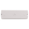 Back view of hispec universal led emergency bulkhead showing mounting and screw details