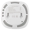 Back view of the hispec mains powered smart vape detector showing vents and mounting points