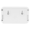 Back fixing view of hispec 10yr longlife battery carbon monoxide detector showing mounting holes and vents