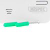 Fixings including green wall plugs and a screw for the hispec 10yr longlife battery carbon monoxide detector