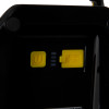 hispec 10w rechargeable led site light showing yellow power button and adjacent yellow USB port cover